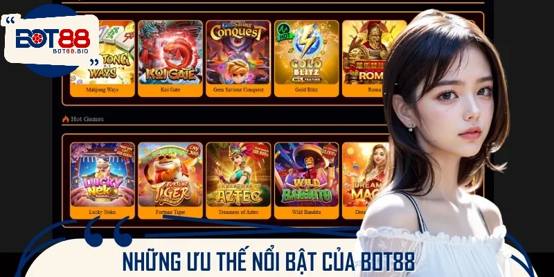 Một số thế mạnh làm nên thành công lớn của nhà cái cá cược BOT88