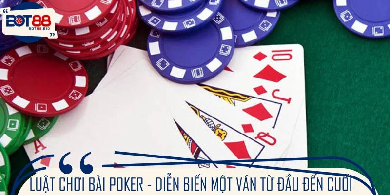 Luật chơi bài Poker - Diễn biến một ván từ đầu đến cuối